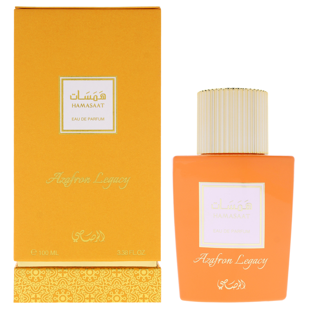 Hamasaat - Azafron Legacy by Rasasi for Unisex - 3.38 oz EDP Spray